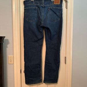 Mens Levis 514 Jeans Size 40 X 32 Straight Leg Cotton Blend Stretch Denim EUC